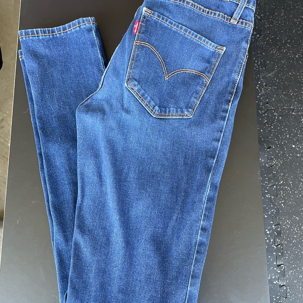 Levi's High Rise Blue Jeans Classic Fit